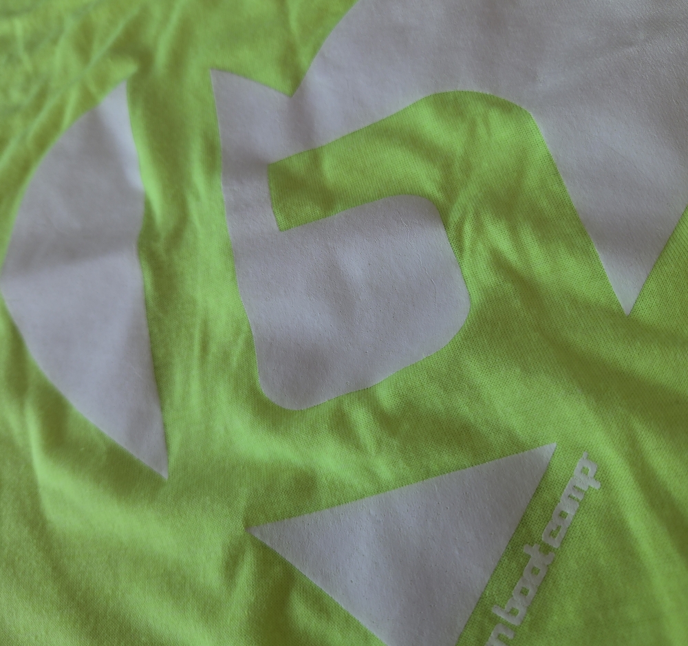 Burn Boot Camp Neon Green Graphic Tee